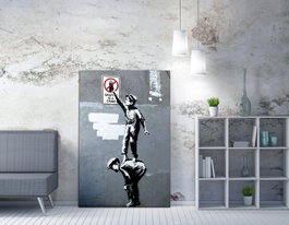 Wallity Lienzo Decorativo Banksy WY31 (50 x 70 cm)